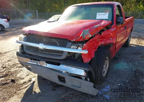 2004 Chevrolet Silverado 1500 Work Truck from USA, damaged, VIN 1GCEC14T84Z217286